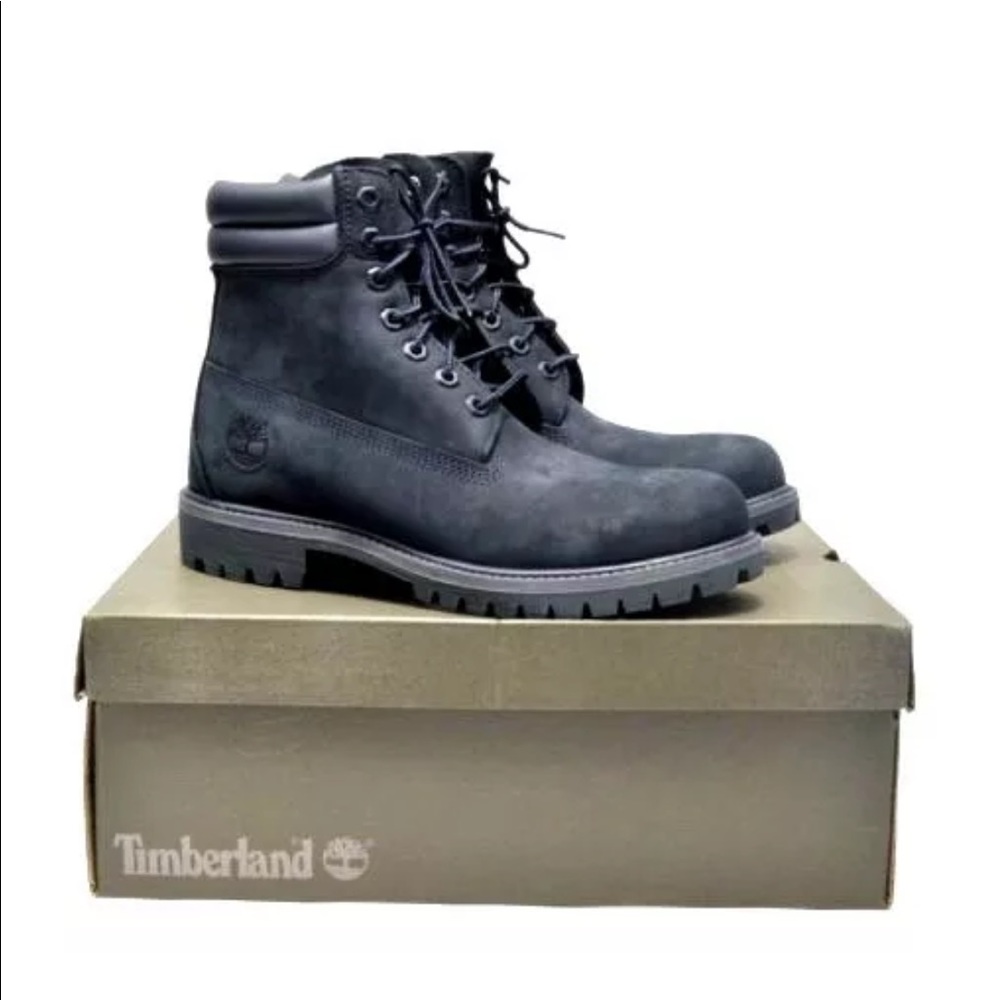 Timberland 6 inch premium boots Navy waterproof
